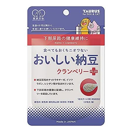 Amazon トーラス ペット愛犬 愛猫用サプリメント おいしい納豆 クランベリープラス 30g トーラス ビタミン サプリメント 通販