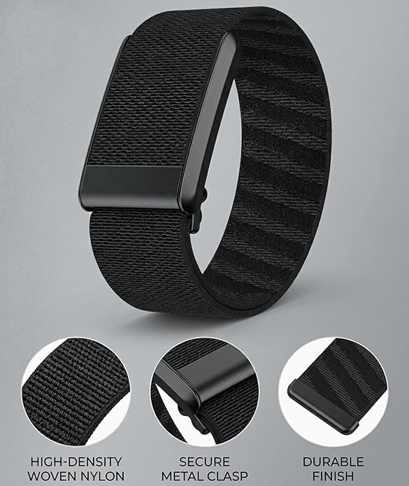 BIGASUO Dark Gray Silicone Band for Whoop 5.0 - Image 2