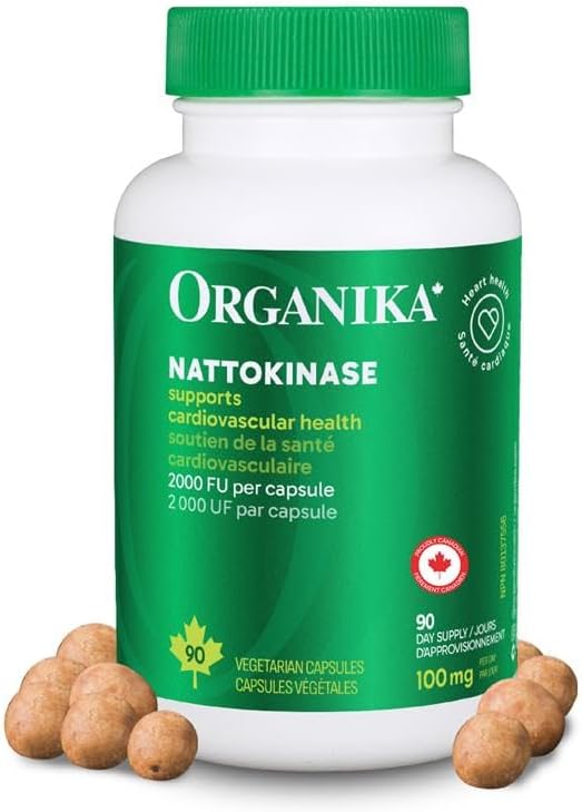 Organika Nattokinase 2000 FU Cardiovascular Support – High-Potenc...