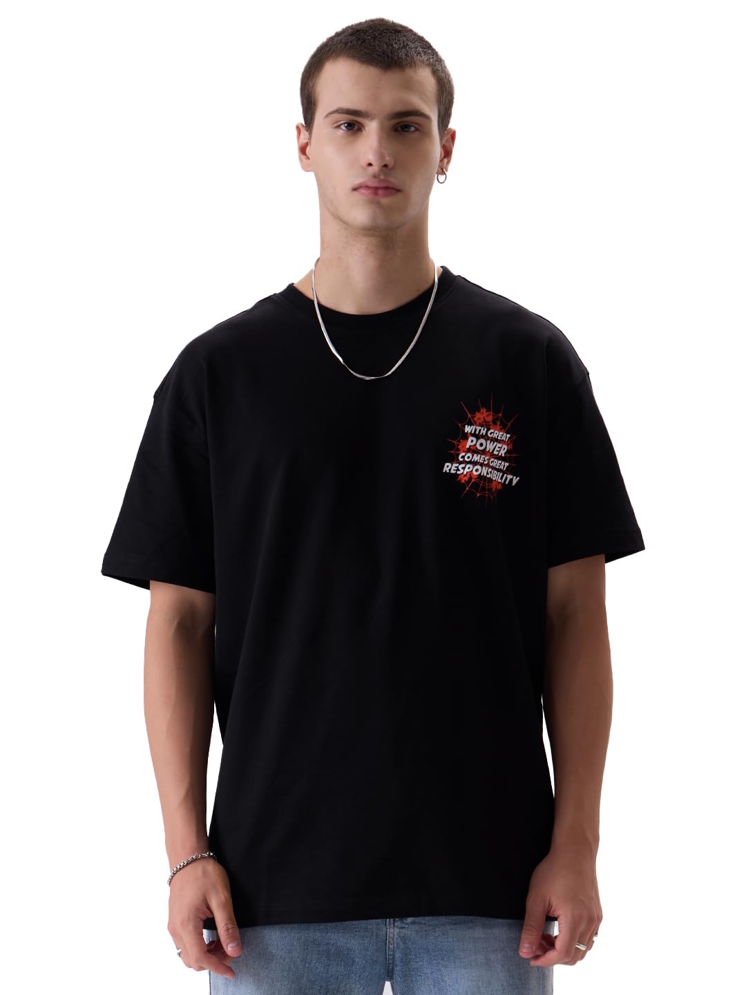 The Souled Store Spider-Man Across The Spider-Verse - Camiseta para hombre (paquete de 1)