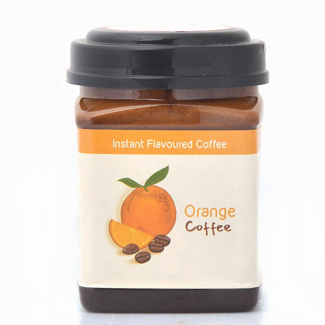 HETALS HOMEMADE Premium Instant Coffee |11 Different Flavours Of Coffee | 250 GM | Prepares 20 CUPS | Make hot or cold (Orange Coffee)-picture-30
