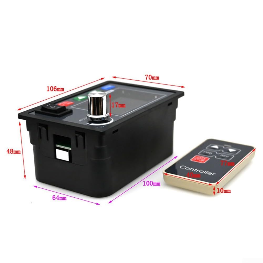 DC 10-55V 30A Controller Motore Wireless per regolatore PWM con LCD per retromarcia avanti