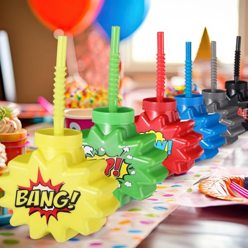Maxcheck MAXCHECK-CUPS-56 Hero Comic Themed Party Favor Gift Supplies Hero Cups thumb #6
