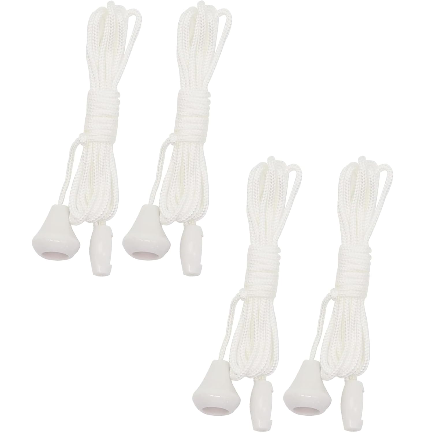 4Pcs Nylon Pull Cord Light Switch Bathroom Light Pull Cord,Replacement