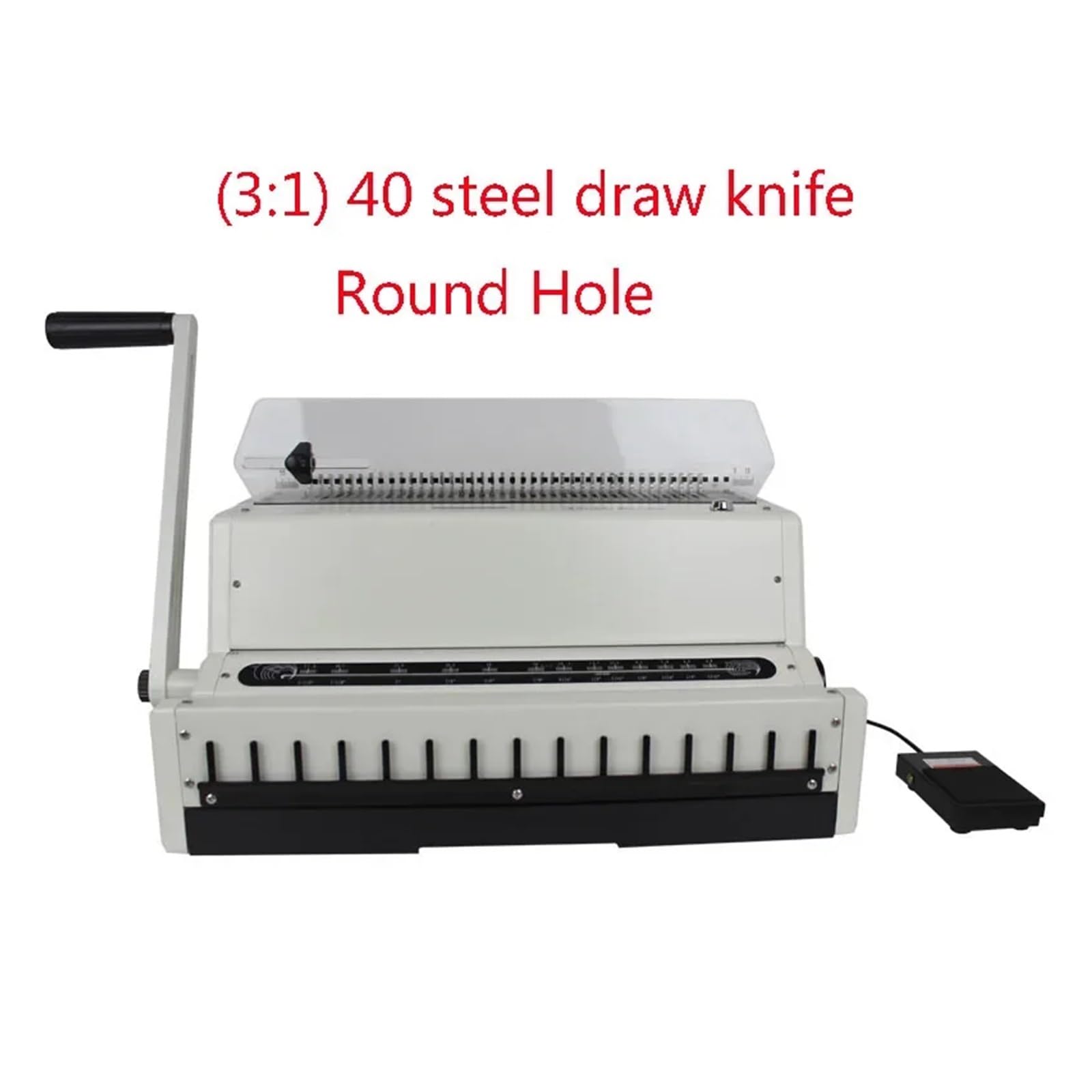 Bindemaschine, Elektrische Eisenring-Stanz- und Bindemaschine, Tischkalender-Bindemaschine, Vollziehmesser-Stanzmaschine(Round hole)