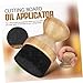 Hoement Cutting Board Oil Applicator Handle and Sponge Head Essential Tool for Application Cutting Boards and Chopping Blocks Simple to Clean and Maintain