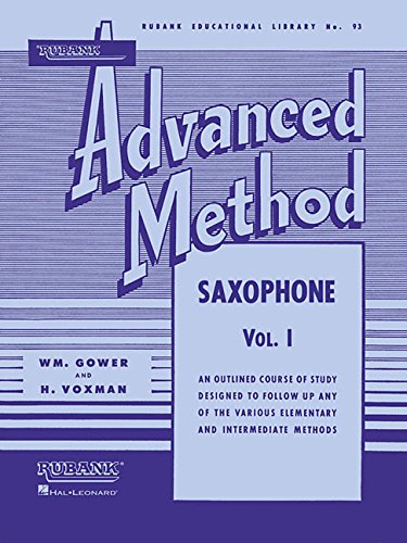 Rubank Advanced Method - Saxophone Vol. 1 (Rubank Educational Library 93) - Saxophone Music Book F
