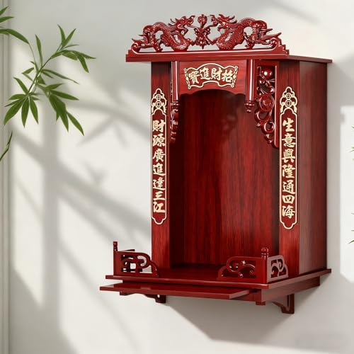Pooja Mandir de pared compacto para resolver la falta de espacio en casa 2
