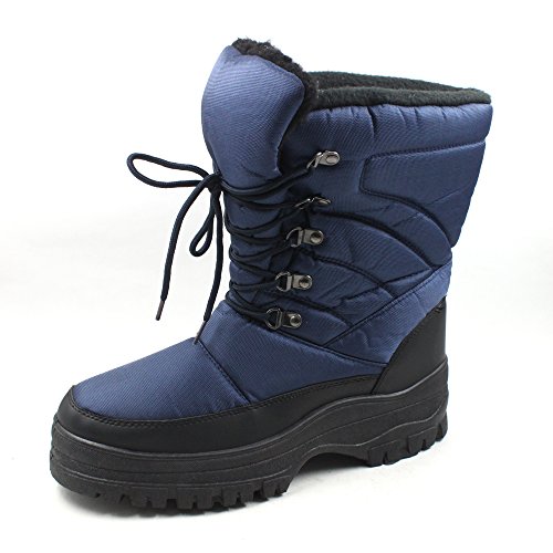 SkaDoo Mens Snow Winter Cold Weather Boots 7702 Navy Size 13