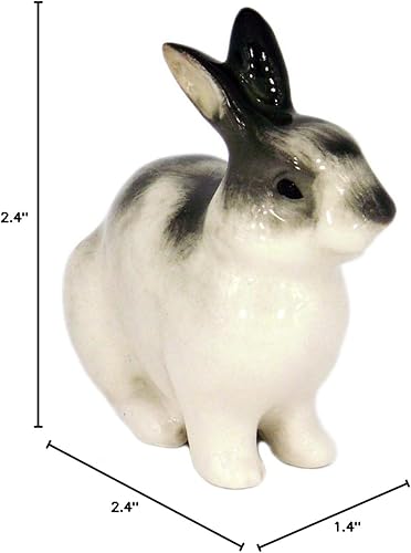 Miniatura 5 de Figura coleccionable de porcelana Lomonosov de conejo de Pascua