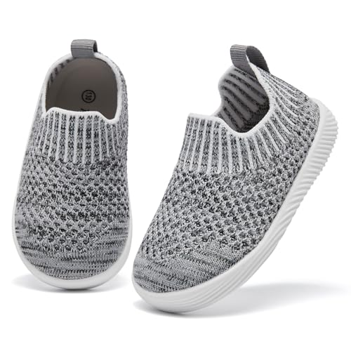 Image of MORENDL Baby Toddler Walking Socks Non-Slip Breathable Unisex Casual Sneakers