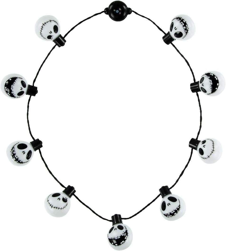 Disney Parks Halloween Jack Skellington Face Light Up Glow