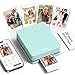 Nelko Photo Printer, PP01 Color Portable Mini Photo Printer, Instant Smartphone Inkjet Sticker Printer, Sticky-Back Photos, for iOS & Android, Picture Printer for Christmas, Fun Editing App, Green