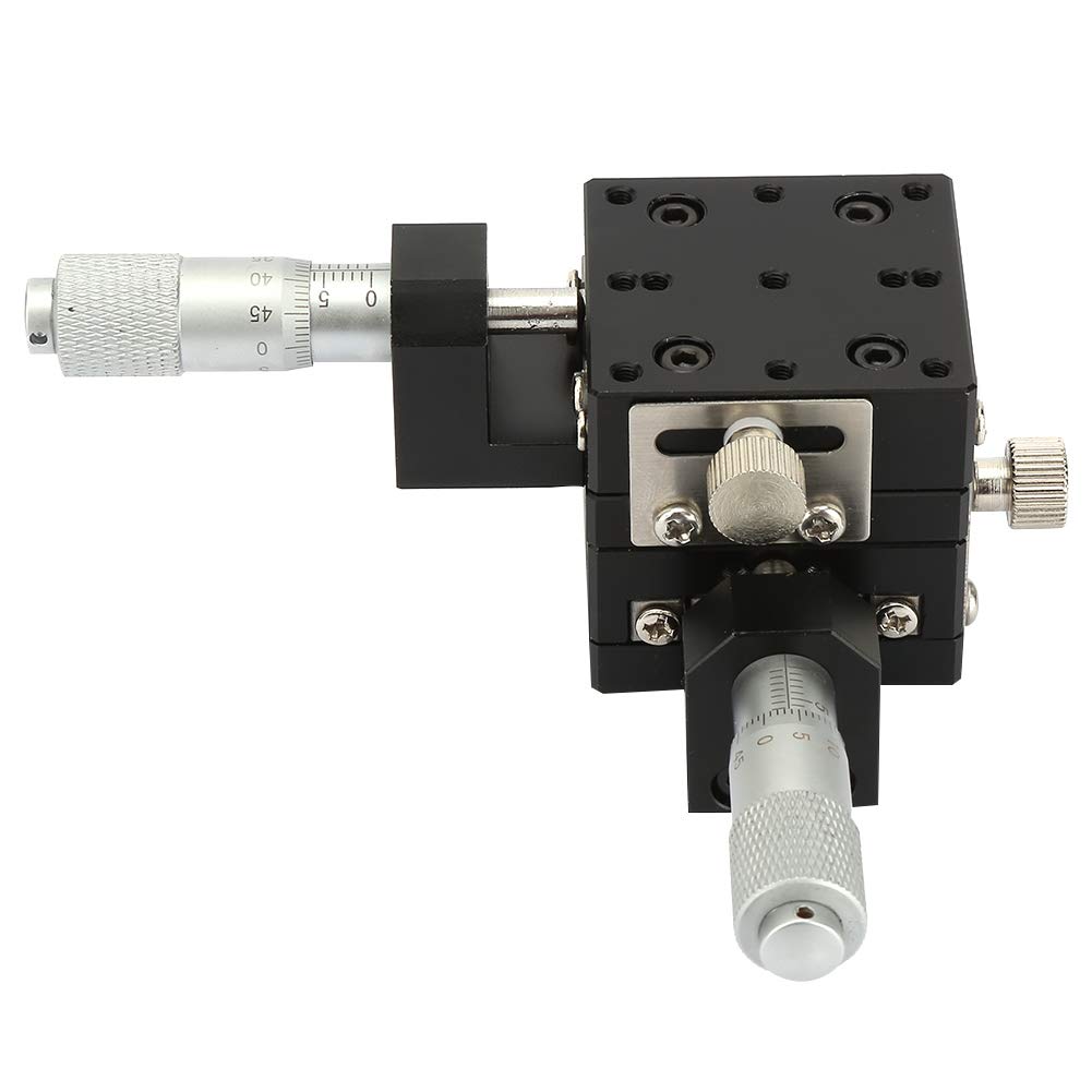 Linearer Präzisions-XY-Tisch, manueller Schiebetisch, 40 * 40 * 40 mm für die Präzisionsinspektion von Positionierungs- und Bewegungslabors für mechanische Geräte