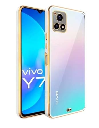 A3sprime Back Case Cover for vivo Y72 5G [Shockproof Transparent Soft TPU Bumper Protection Back Cover] Color - White