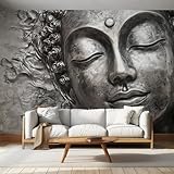 Generic Retro Buddha Wall Murals for Bedroom, Statue Wallpaper for Living Room, Buddhist Mural Home Backdrop Decor, Temple Pattern Wall Paper,137' W X 96' H (Not Self Adhesive) - 467&BZ