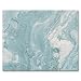 CounterArt 'Teal Quartz' Glass Cutting Board, 15 x 12"
