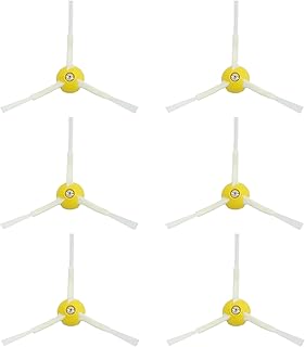 SLEIJAOOE ルンバ用ブラシ (6本) エッジクリーニングブラシ 500/600/700/800/900シリーズ対応 交換部品 ネジ付き Roomba iRobot用 アイロボット対応 消耗品