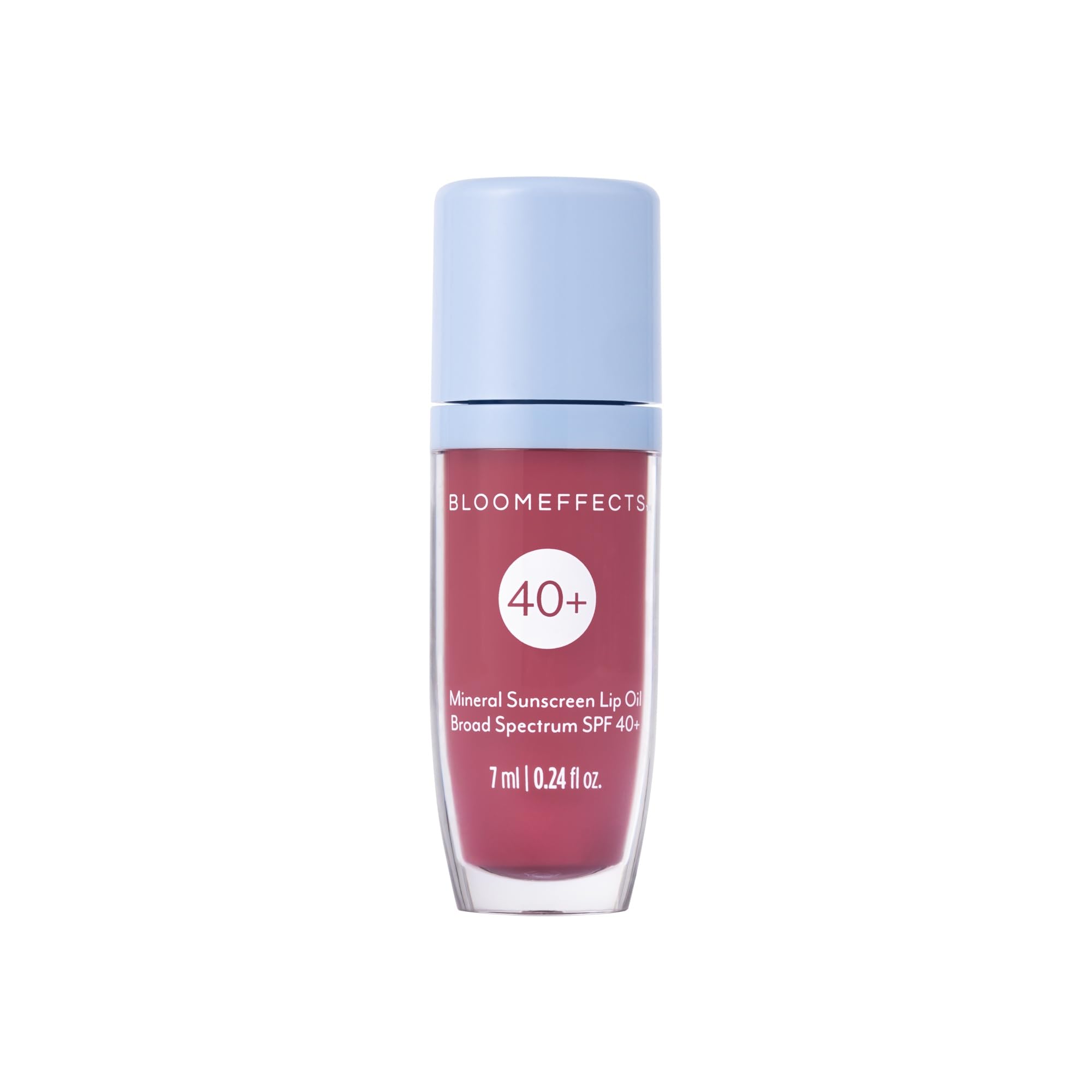 Bloomeffects - Tulipscreen Hydrating Lip Oil | Mineral Active Broad Spectrum SPF 40+ | Hydrate, Plump, Nourish | Clean, Conscious Beauty | Leaping Bunny Certified (Mauve Moment; 17 g | 0.6 oz)