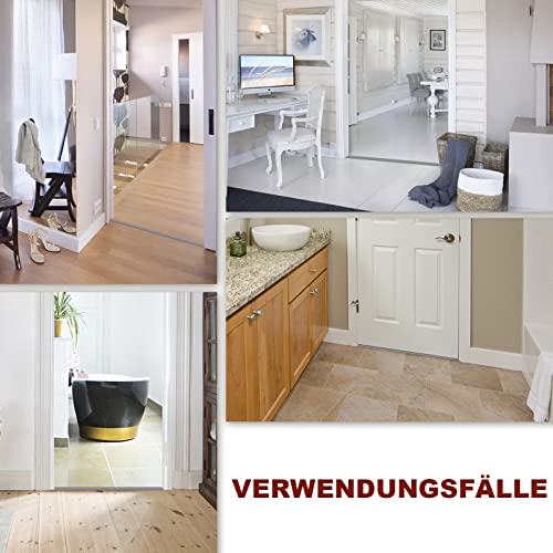 Grau Übergangsprofil Wasserdicht Selbstklebend 5cm Breit Vinyl Übergang Sschiene | Boden-Leiste Zum Vinyl Übergangs-für Fußböden | Ungelochte Abdeckleiste | Bodenprofil | Türschwelle Zum Kleben 3m