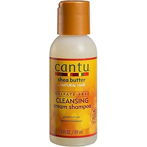 Cantu Shea Butter Champú en crema de limpieza sin sulfatos 3 onzas líquidas