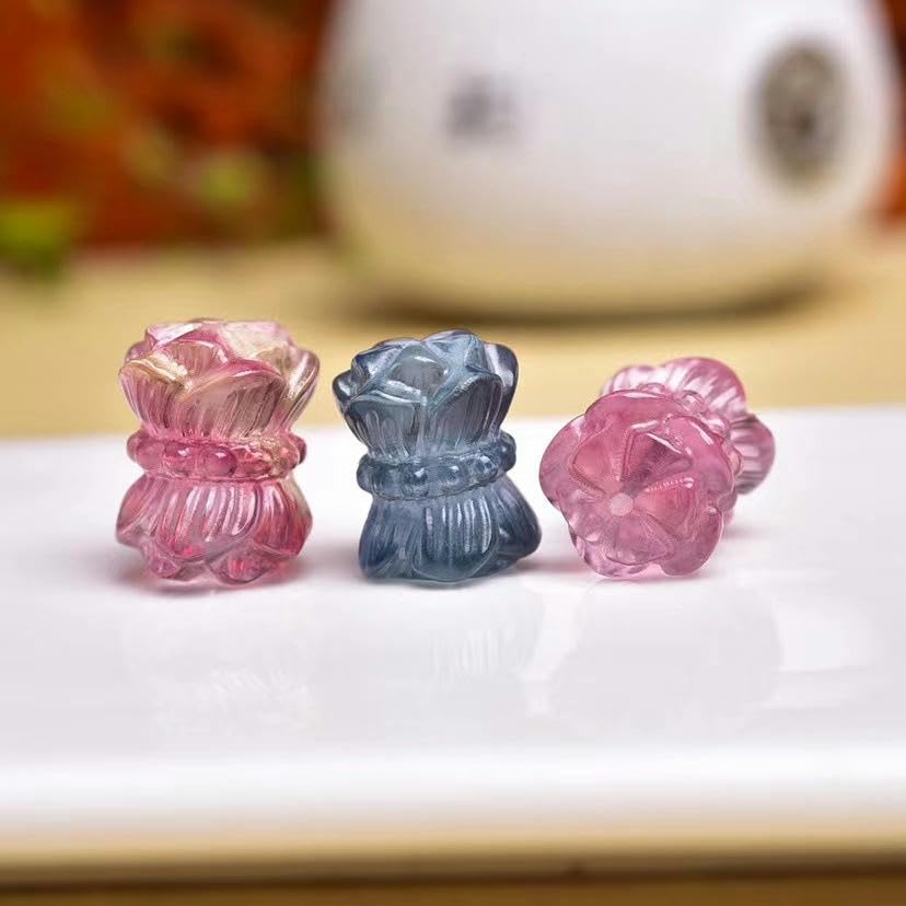 12 x 16 mm, 10 szt., kwiat lotosu, koraliki z naturalnego kamienia, do produkcji bransoletek, koraliki z naturalnego kamienia szlachetnego/charms/wisiorek do produkcji biżuterii