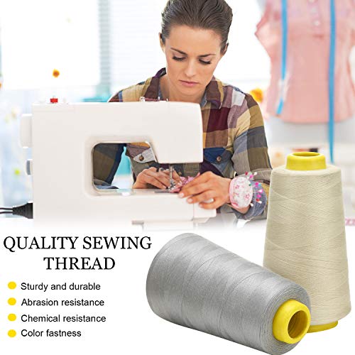 6 rollos hilo para overlock 3000 yardas BBTO miniatura 7