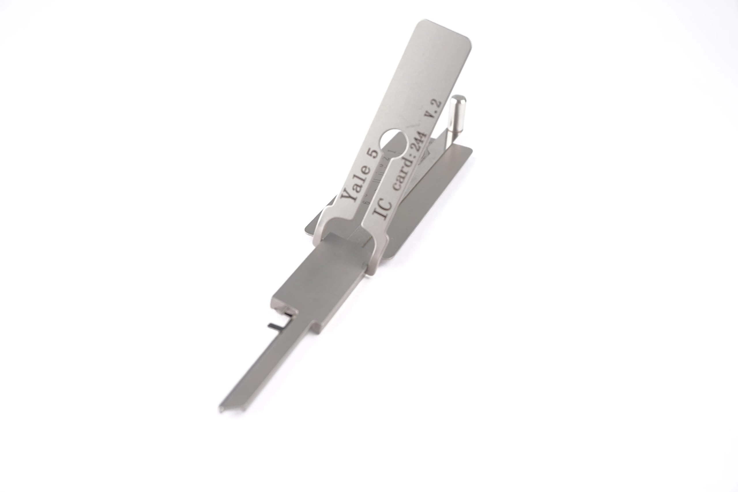Lock Pick and Decoder Locksmith Tool for Yale Locks, 2 in 1 Lock Picking Tool, Door LockPick Kit (Yale-5)