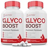 (2 Pack) Glyco Boost Pills 688MG Glycogen Support Premium Formula Glycoboost Gluco Support Formulated Hawthorn Hibiscus Garlic Juniper Powder Olive Forskolin Green Tea Extract 60 Capsules