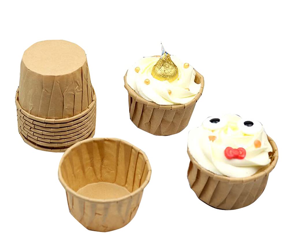 Acquista 50 pirottini per muffin, carta per cupcake a righe e tazza rivestita in alluminio, stampo per torta in Italia a partire da 1.66