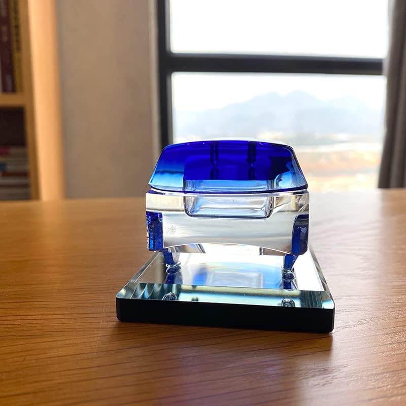 Crystal Car Model Figurine Glass Car Model Paperweight Car Interior Perfume Bottle Ornament Home Table Decor Kids
