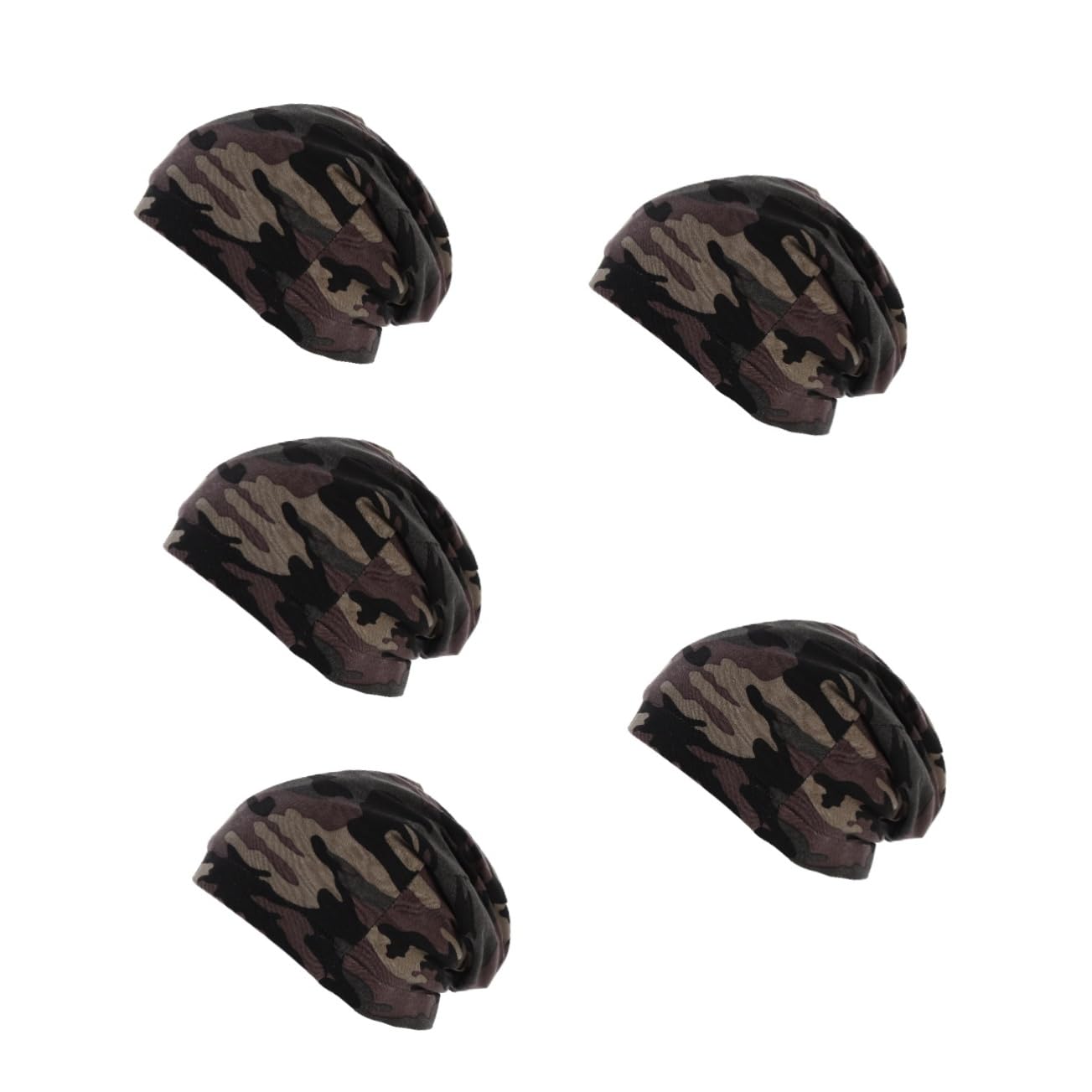 SHERCHPRY 5pezzi Cappello da Notte per Donne Elegante Copricapo Decorativo per Dormire Fodera Morbida e Traspirante per Trucco e Cura della per Chemioterapia e Comfort Notturno