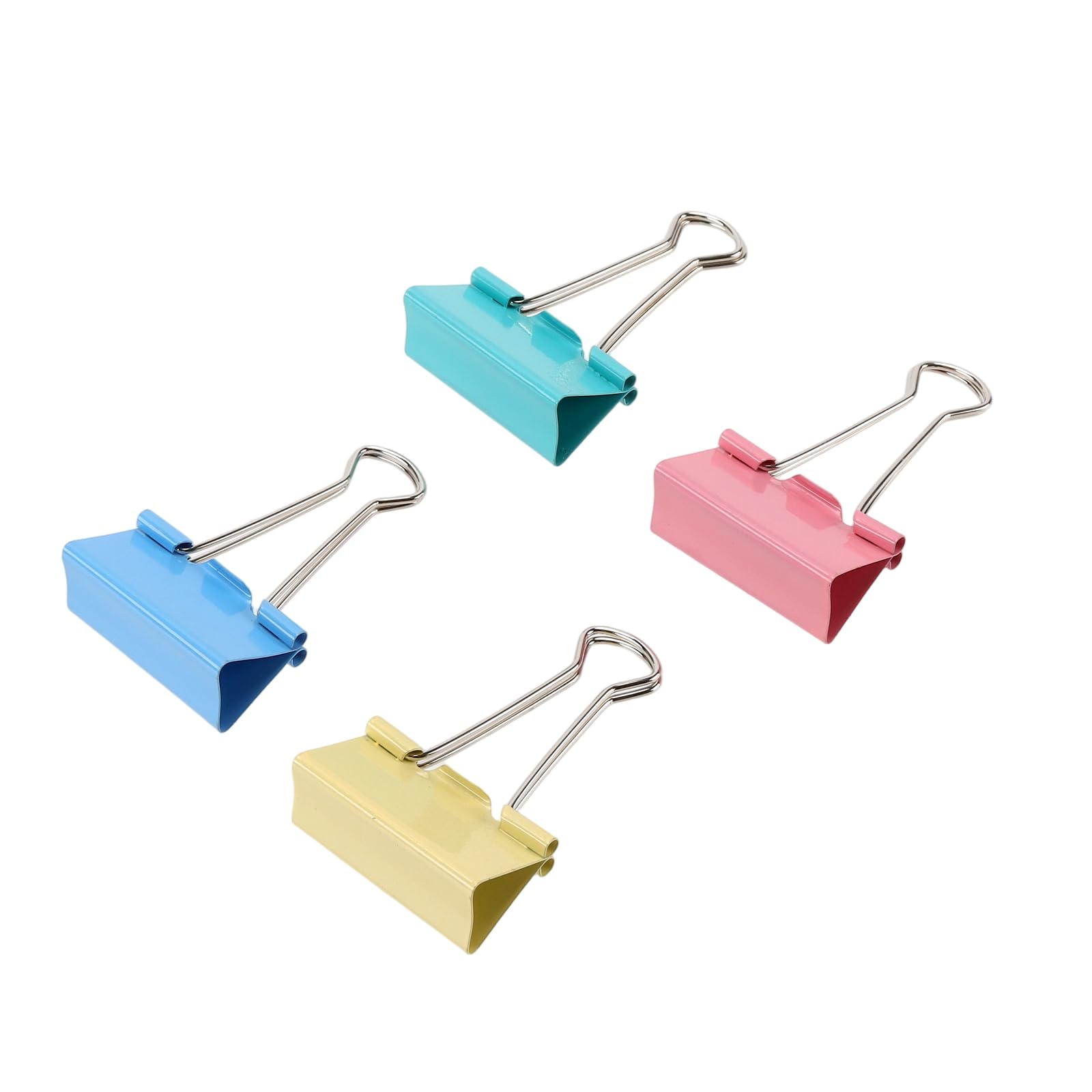 HOZEON Confezione da 120 clip per raccoglitori grandi, resistenti e colorate, per documenti da ufficio, documenti e organizzazione domestica