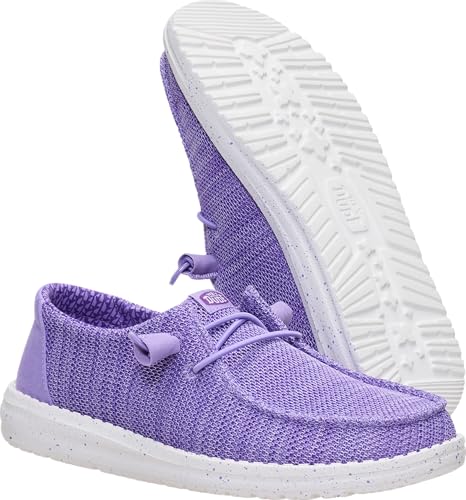 Image of HEYDUDE Women's Wendy Stretch Sox Slip On Loafer | Lightweight Stretch Mesh Easy On | Elastic Laces, Sock Like Fit