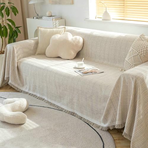 Aienid Sofa CoveringCotton and Linen Couches Covers for Living Room