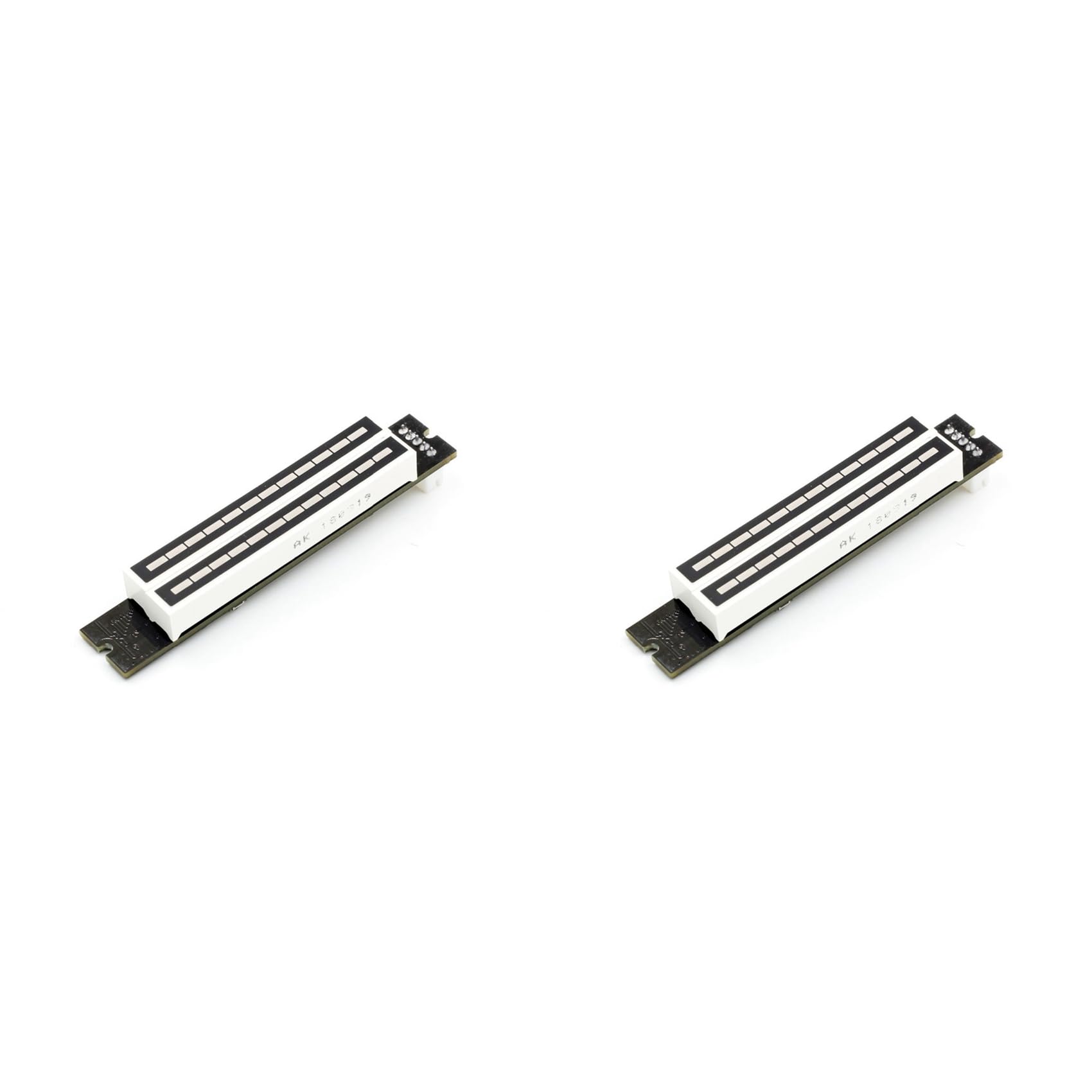 2X Dual-12-Pegel-Audioanzeige, LED-Licht, VU-Meter, Stereo-Verstärkerplatine, Einstellbare Lichtgeschwindigkeitsplatine mit AGC-, DIY