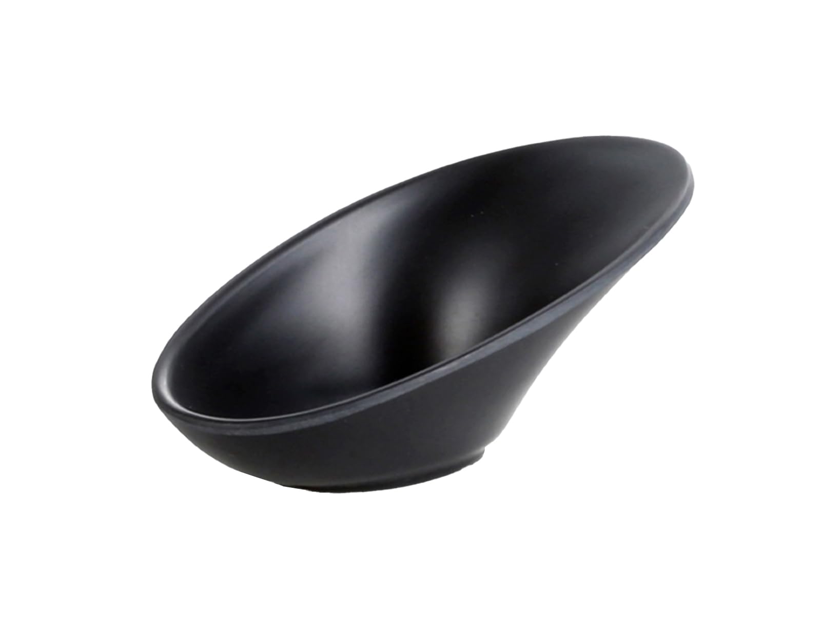H&H Black Set Of 6 Serving Bowls For Tasting Finger Food Presentation Melamine Slate Effect 6 X 12 X H5 Cm