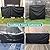 SunPatio Outdoor Firewood Cover for 4-Feet Log Rack, Heavy Duty Waterproof Firewood Rack Cover 50 Inch, Fade & UV Resistant Small Log Rack Cover with Fastening Straps, All Weather Protection, Black
