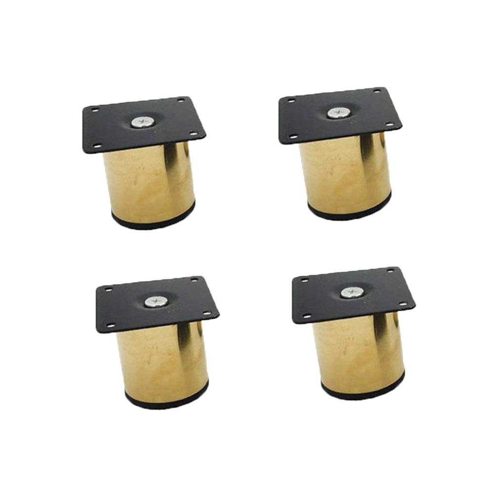 Elevadores de muebles de acero inoxidable para limpiar fácilmente debajo del sofá