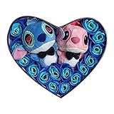 KOAMZ Stitch Plush Doll Toys Rose Bouquet Gift Box Flower Home Decoration Valentine