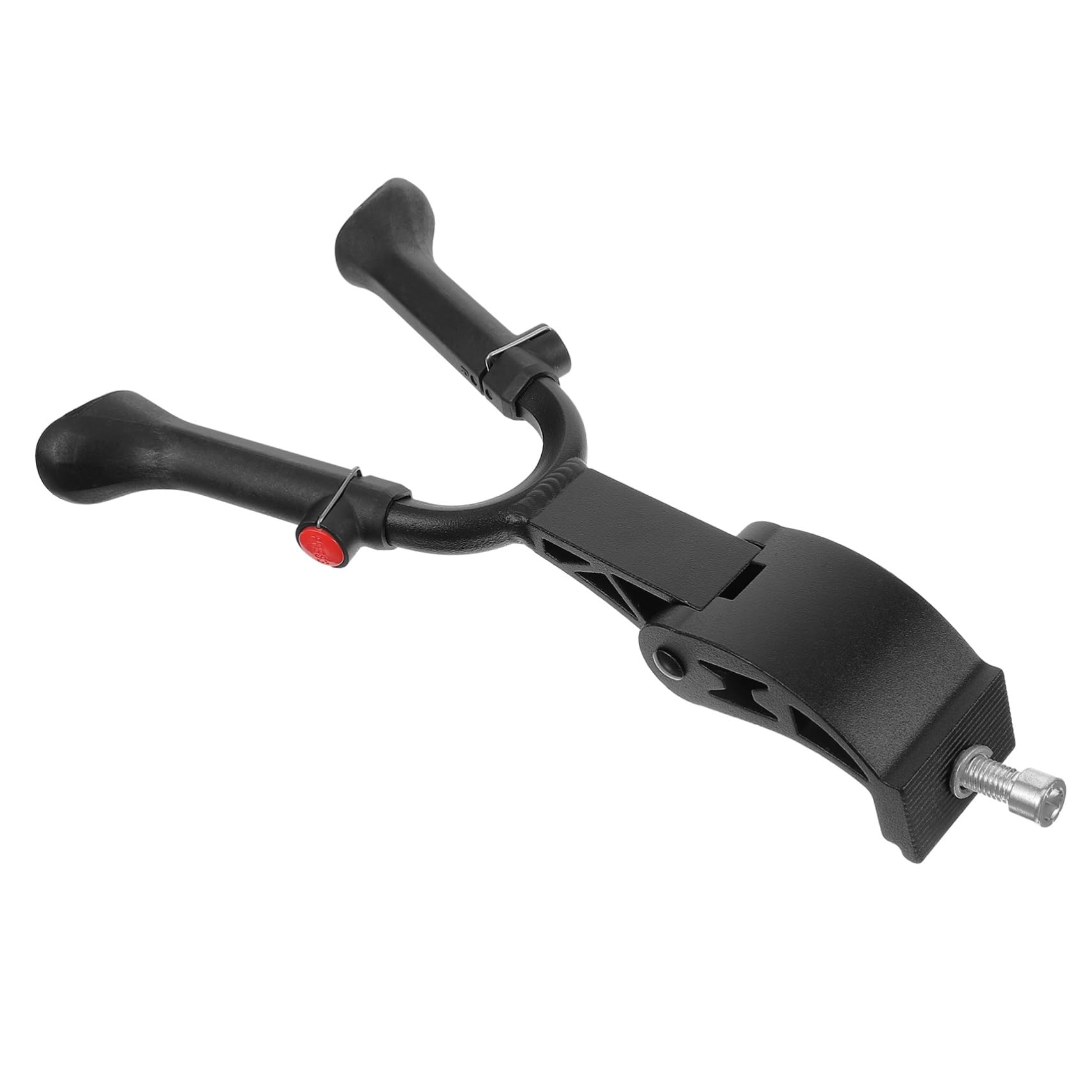 KOMBIUDA Cavalletto Nero in Alluminio per Regolabile Bicicletta Lega | Struttura a Sgancio Rapido, Facile da Installare e Rimuovere, Leggero, per Sosta Stabile della Bici