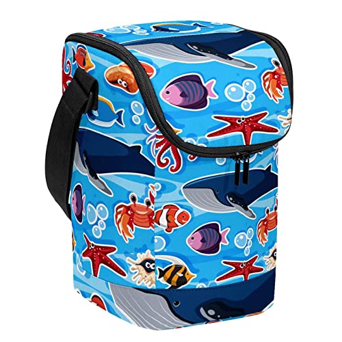 Bolsa bento infantil reutilizable con aislamiento térmico para viajes 2