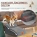 Zvonema Hundetreppe, rutschfeste Haustiertreppe, Hundetreppe für Kleine Hunde und Katzen, Hunderampe aus Schaumstoff, Waschbar Katzentreppe, Tragbare Hunderampe für Bett, Couch und Auto