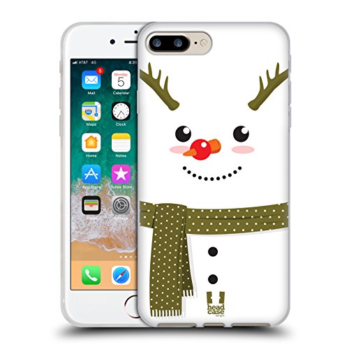 Coque iPhone 8 Plus bonhomme de neige pour les vacances d'hiver et MagSafe