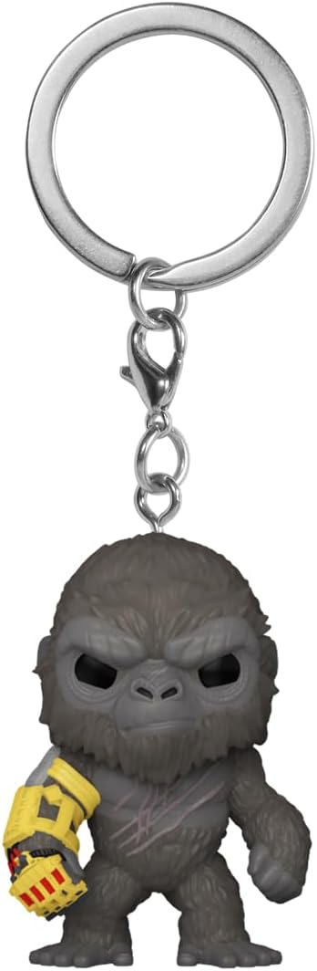 Funko POP! Keychain: Godzilla X King Kong: The New Empire - King Kong With Mechanical Arm - Godzilla Vs Kong Novelty Keyring - Collectable Mini Figure - Stocking Filler - Gift Idea - Movies Fans