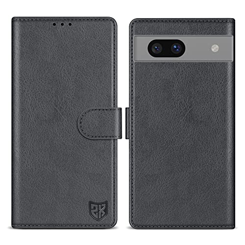 Image of ZZXX for Google Pixel 7a Wallet Case Magnetic Closure 6.1 inch,Grey