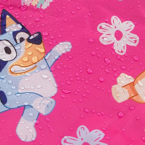 Bluey Raincoat | Bingo Kids Rain Suit | All In One Raincoat For Girls | Sizes 2T To 84