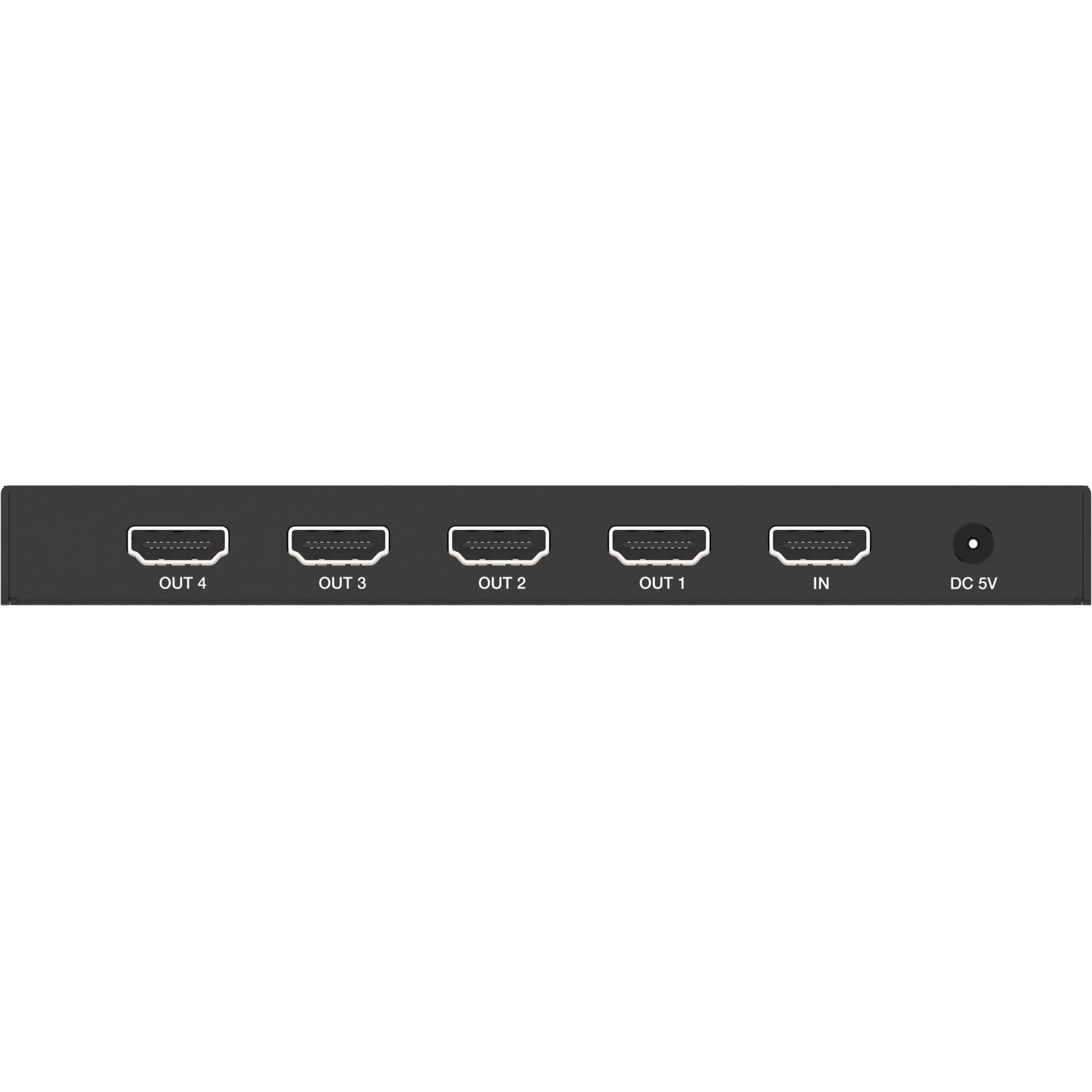 Inline Splitter HDMI 1x4, 4K 60 Hz, HDMI 2.0b, HDCP 2.2 | Segnale HDMI a 4 display, 4K 60Hz, 18Gb/s, gestione EDID, HDMI 2.0b, alloggiamento in metallo