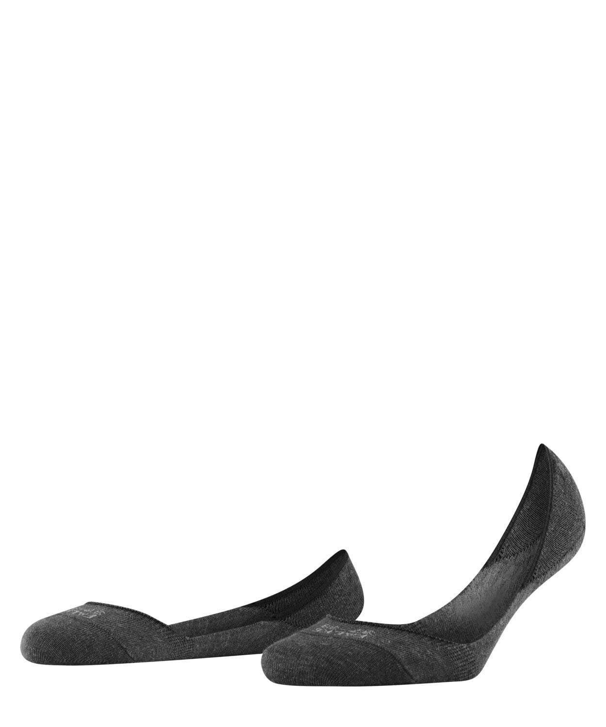 Falke Women's Black 3000 Invisible Step Medium Cut W In Cotton No-Show Plain 1 Pair Liner Socks, 2.5-3.5