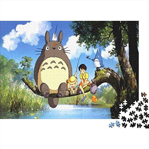 Puzzle 1000 Piezas, Totoro, Puzzle Arte, Puzzle para Adultos, Rompecabezas Totoro De Calidad